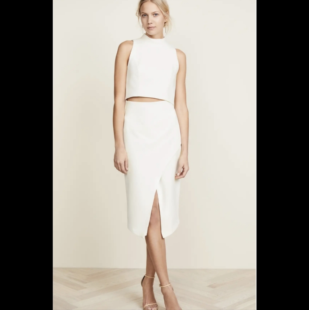 Black Halo / Juma Two Piece Dress / Porcelain 6